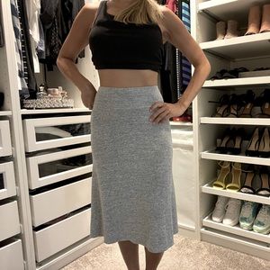 Aritzia Wilfred Free Heather Grey Skirt size XXS